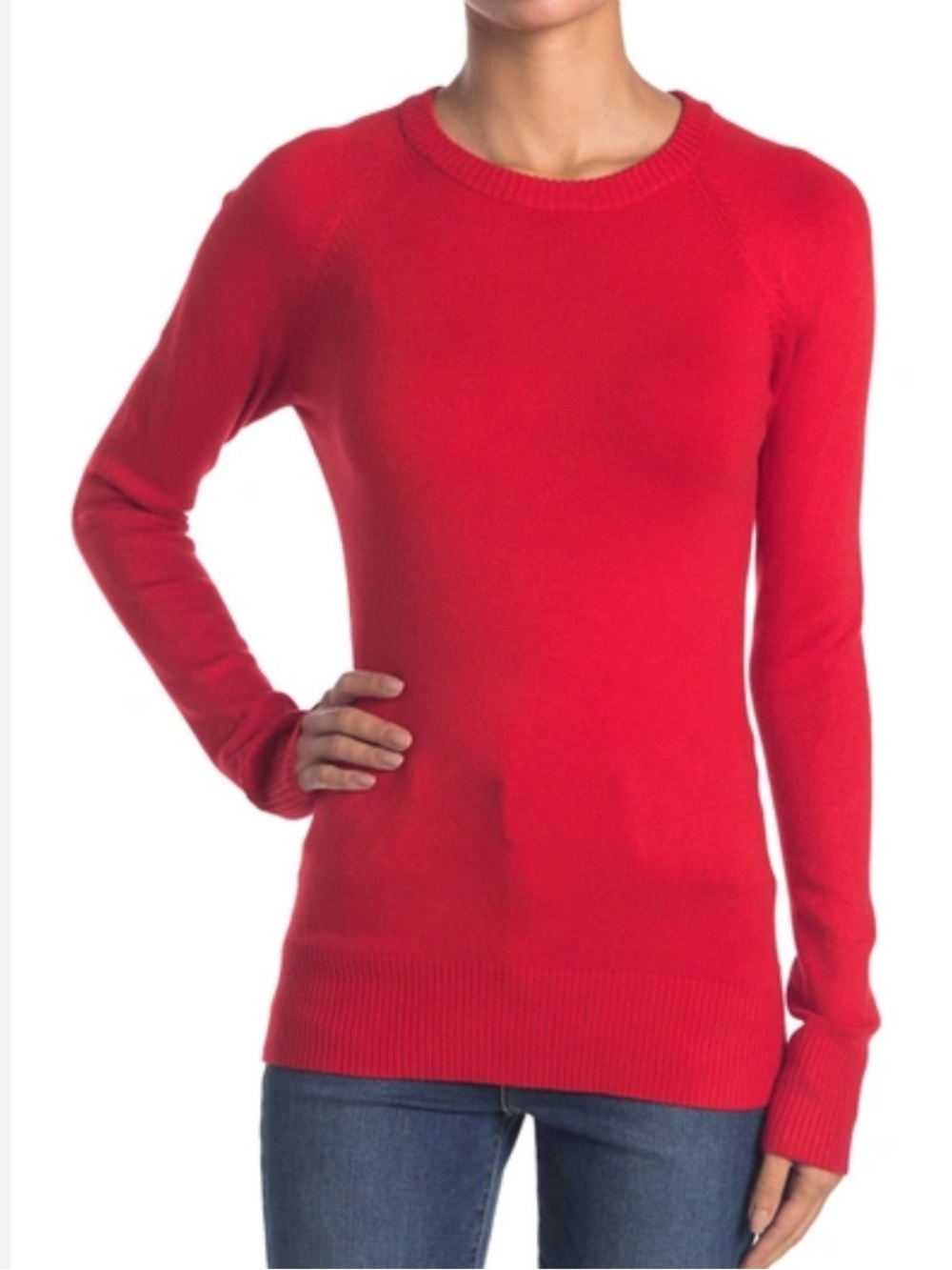 French Connection Pink Crewneck Sweater